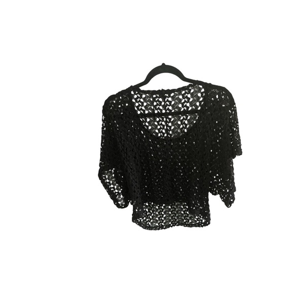OPEN WEAVE KNIT TOP SIZE LARGE - Picture 3 of 3